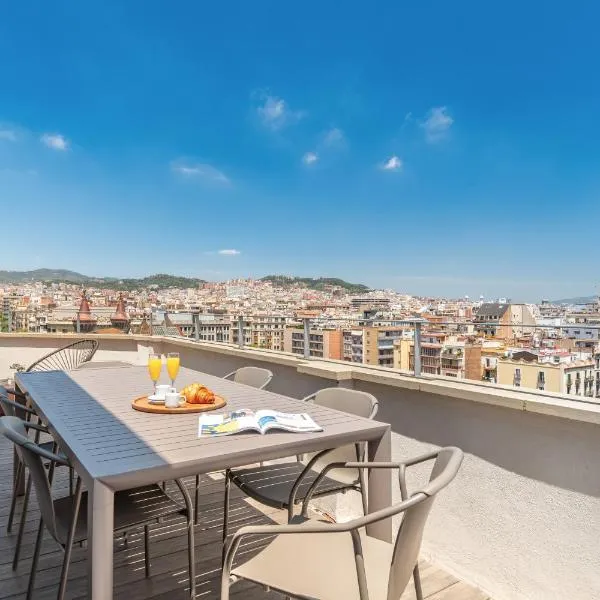 The Corner Apartments by Aspasios, hotel i Barcelona