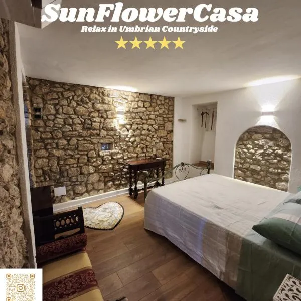 Acquasparta SunFlowerCasa, hotel in Acquasparta