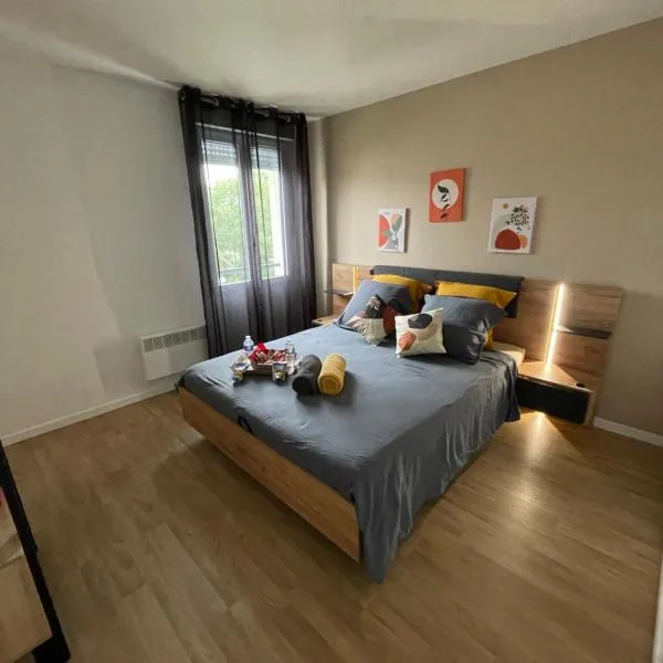 Paris Disneyland appartement centre-ville, parking, au coeur de l'aviron – hotel w mieście Vaires-sur-Marne