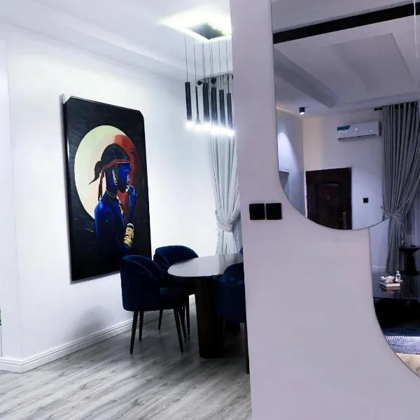Bytup 2bedroom Apt in lekki,24hrs light, Wifi ,fully serviced apartment , water heater smart tv, viešbutis mieste Lekis