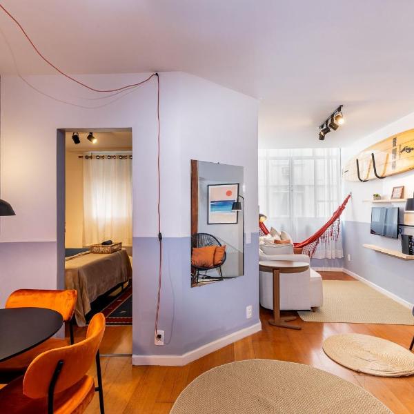 Quarto&Sala a 550m da Praia de Ipanema | PFA58/804
