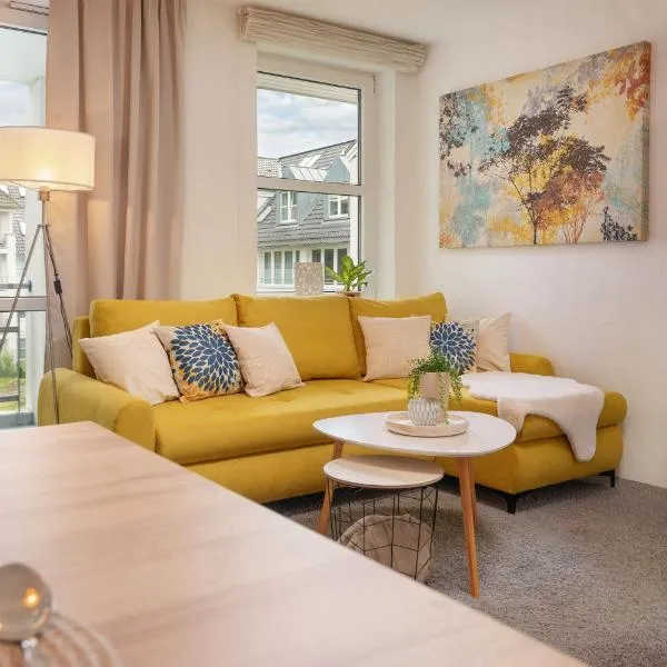 Apartment Meerblick-Balkon-Strand-Golf-TV-Stilvoll, hotel v destinaci Eckernförde