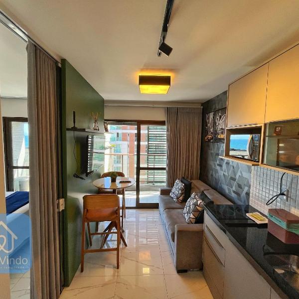 Apartamento aconchegante na Barra com vista mar - Foto 5