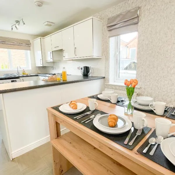 Emerald House -3 Bed - Free Parking, hotel v destinácii Ferrybridge