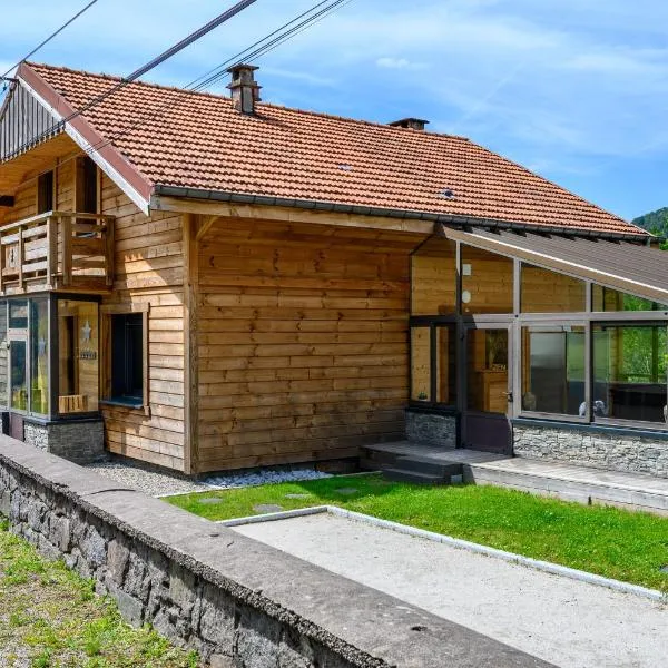 Chalet le Brusyna avec jacuzzi, hotel in Saint-Maurice-sur-Moselle