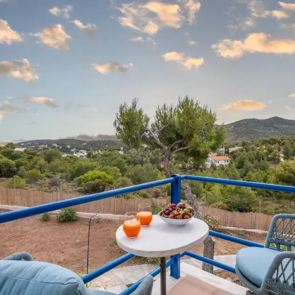 Villa Elisa 6ppl Poseidon Temple View Sounio, Hotel in Kap Sounion