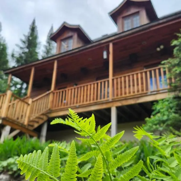 Chalet des Sources SPA Gazebo panoramique, hotel v destinaci Saint-Faustin