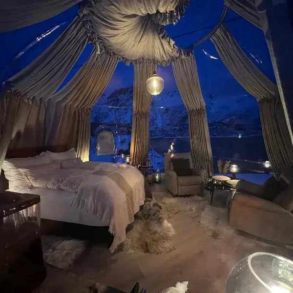 Lofoten glampingdome, hotel in Myrland