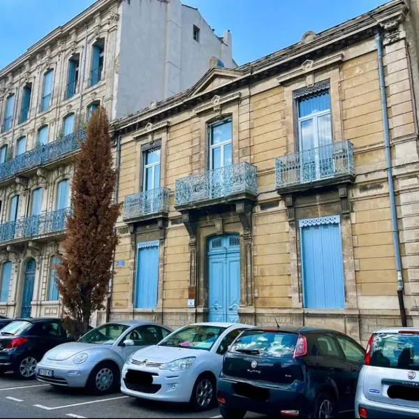 Appartement du Forum,La gare, 50 m2 , Climatisation, Garage, Cour, hotel in Narbonne