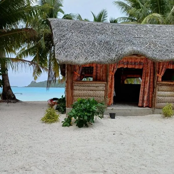 Poemanahere island camping à Maupiti, hotel v destinaci Te-Fare-Arii