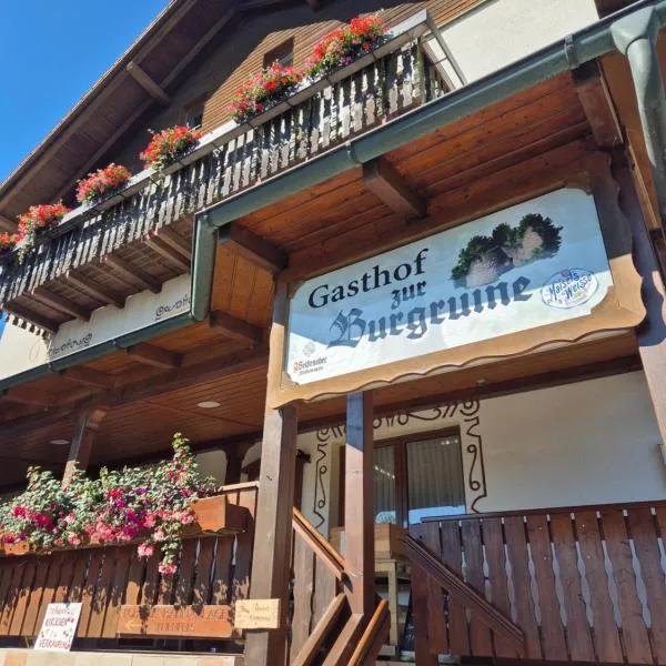 Gasthof zur Burgruine, hotel v destinaci Pottenstein