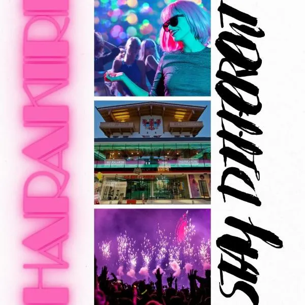 Partyhouse HARAKIRI stay DIFFERENT 60 seconds to MOUNTAINS! Free PARKING! Self CHECK-IN, hotel v Mayrhofenu