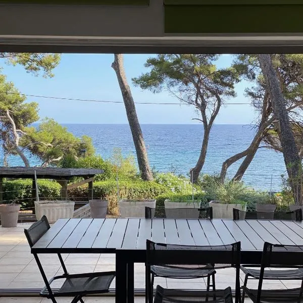 Grande villa face à la plage, superbe vue mer, hotel en La Seyne-sur-Mer