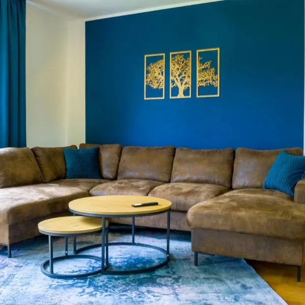 Groß, Modern, Zentrumsnah mit Parkplatz und Garten, hotel in Ulm