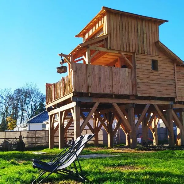 La cabane au bain perché, hotel v destinaci Aspach