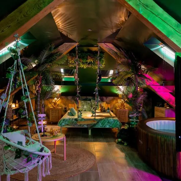 Dynasty Jungle Home Spa Jacuzzi, hotell sihtkohas Holtzheim