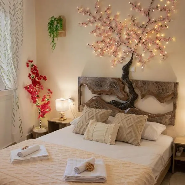 Tree Haven - Near Kourenti Beach with 100Mbps Wi-Fi, hotel v mestu Chalkida