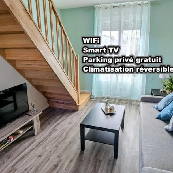 Les loges de Véro DUPLEX , appartement NEUF classé 3 étoiles - Garage vélo et moto - Parking Privé - 1 chambre et un canapé convertible - Géré par PrestaZen'Services, hotel em Thierville-sur-Meuse