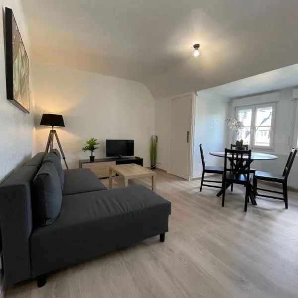 Appartement rénové tout équipé, centre ville, proche de la gare et commerce – hotel w mieście Flers