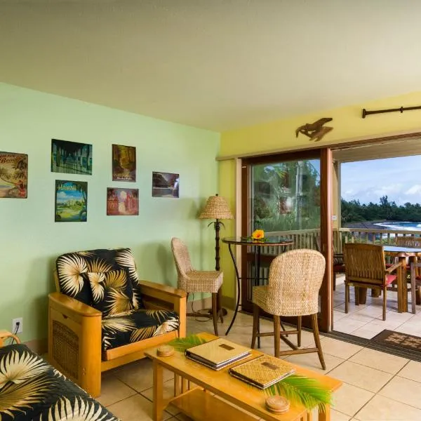 Hana Kai Maui - #107 Kama partial oceanview 1 BR、ハナのホテル
