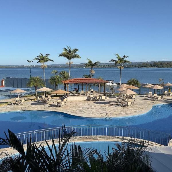 Charmoso flat 105 beira lago - Foto 4