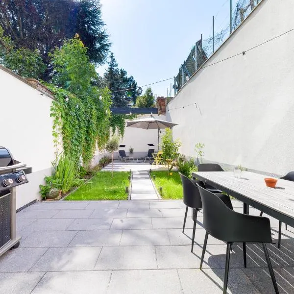 Lemon3 - privater Garten mit Grill, Mini-Gym, zentral in Karlsruhe, hotel in Karlsruhe