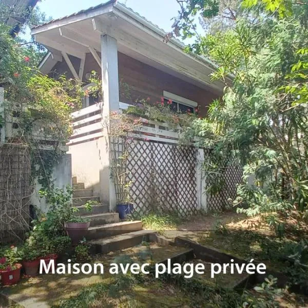 Maison du Lac avec plage privée, ξενοδοχείο σε Biscarrosse
