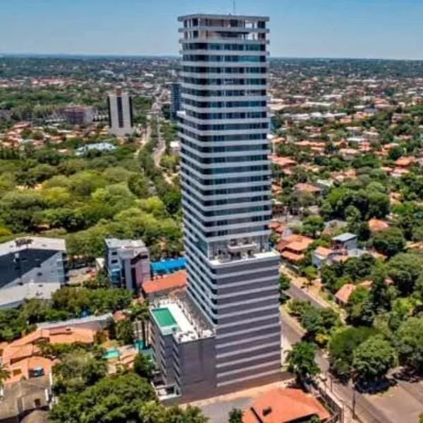 Depto en Eje Corporativo, Top en Altura piso 18, hotel v destinaci Asunción