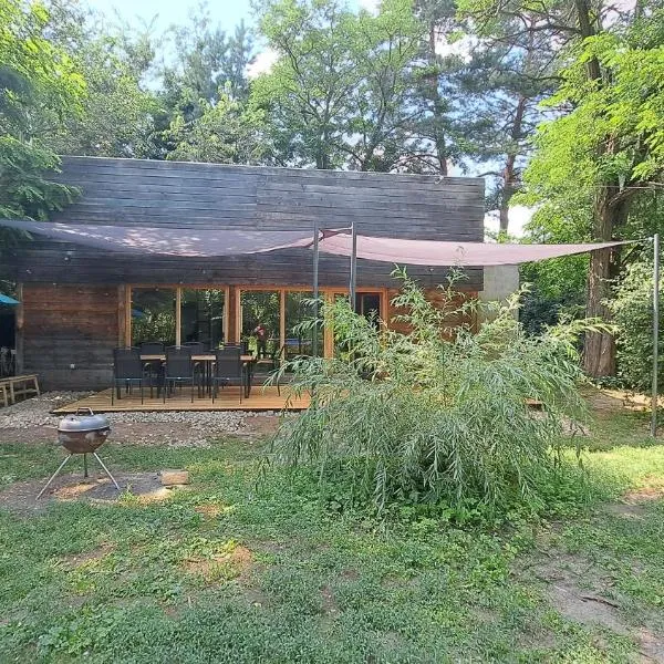 Szentendrei sziget, modern faház, télen is, hotel v destinaci Szigetmonostor