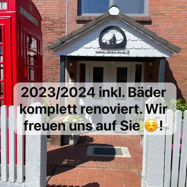 Huus Mövchen, hotel v destinaci Borkum