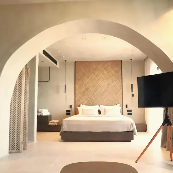 Villa Faros Apartments & Restaurant, hotel v destinaci Aliko Beach