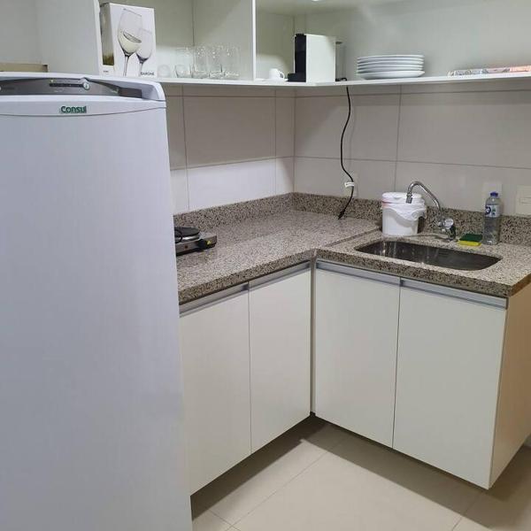 DFPLAZA Apartamento luxo no Shopping andar alto varanda com tela proteção garagem piscina academia wifi 500mb - Foto 4
