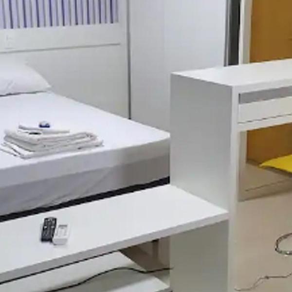 DFPLAZA Apartamento luxo no Shopping andar alto varanda com tela proteção garagem piscina academia wifi 500mb - Foto 2
