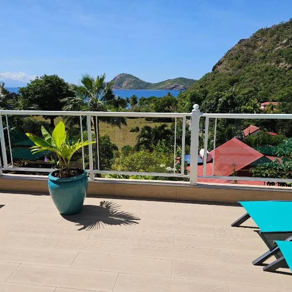 Villa Célyote - Haut de villa, vue mer, à 150m de la plage Anse Figuier, hotel v destinaci Terre-de-Haut