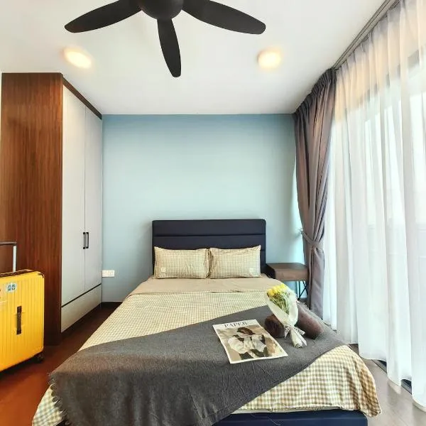 Almas Suites 스타일리시 무지 스튜디오, 스텔라 국제학교까지 도보 2분 STAY, hotel v destinaci Nusajaya