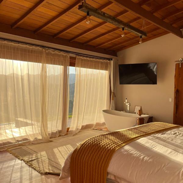 Cabana Girassol com piscina aquecida e cesta para café da manhã - Foto 2