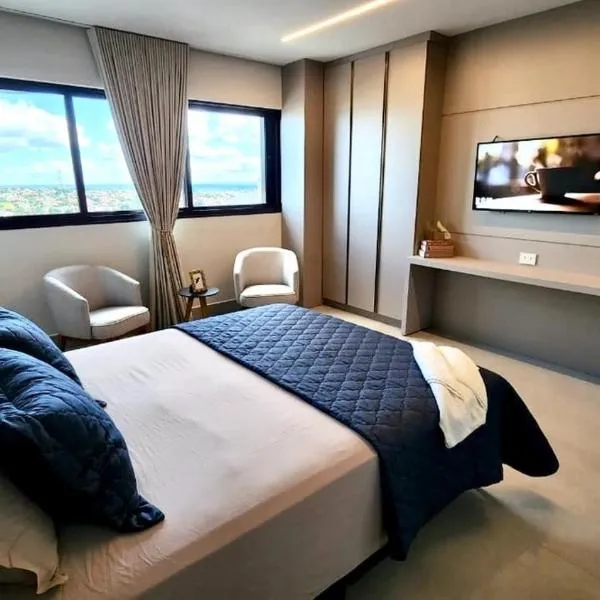 Flat de Luxo com Quarto Privativo 22º Andar no Vertigo、カンポ・グランデのホテル