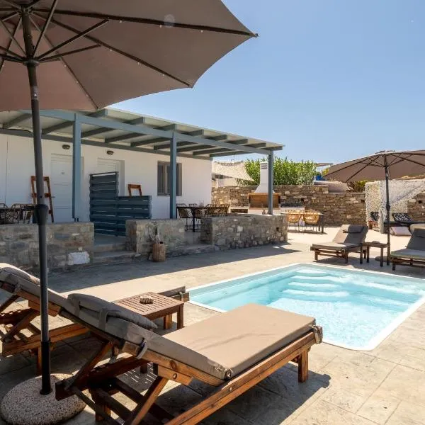 Blue View Villa Apartment #1 With Mini Shared Pool, hotel en Pounda
