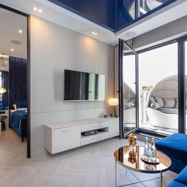 Apartament LUNA z jacuzzi Premium na Mazurach, hotel v destinácii Ełk