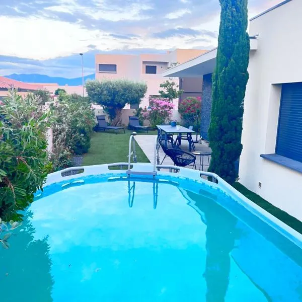 Villa Dolce Vida proche golf, lac, plage et Collioure, hotel v destinácii Villeneuve-de-la-Raho