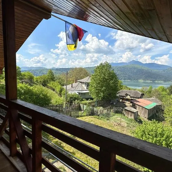 Cabana de lemn Lacul Bicaz, hotel in Hangu