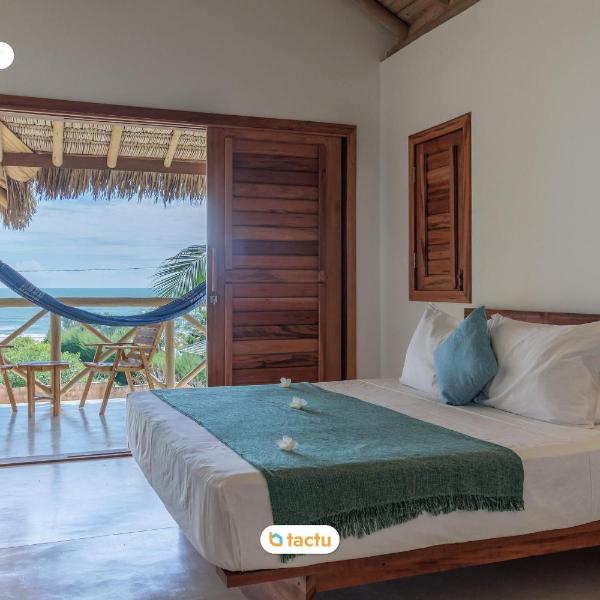 Casa KitePirosca, quartos com vista mar em Fortim - Foto 2