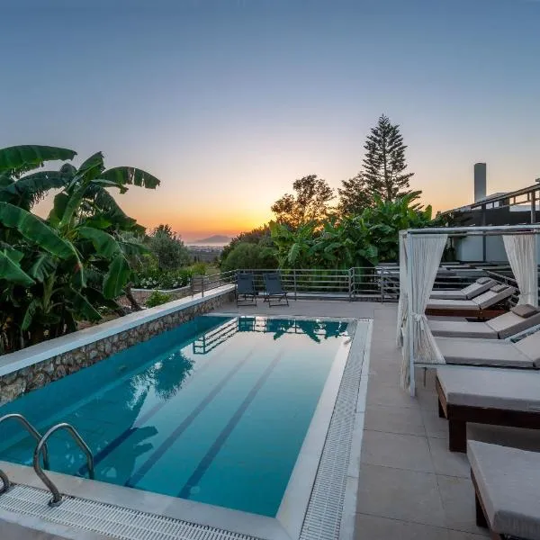 Homes Eva's garden -Your Secret Retreat with a Private Pool in Kos, hotel v destinaci Asfendioú