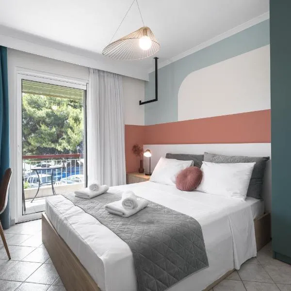 Beachfront Oasis by Luxlikehome, viešbutis mieste Psakoudia