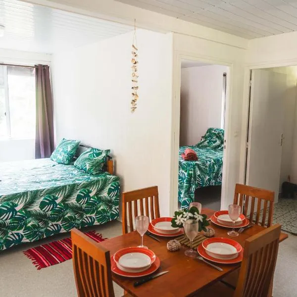 Kinakamo Lodge et Activités Rangiroa，Tiputa的飯店