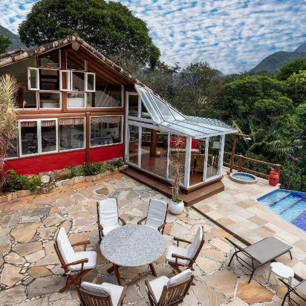 Casa Maria Comprida, vista incrível, área gourmet