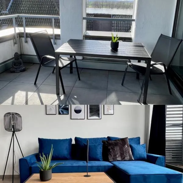 PISO SUPERIOR - Exklusives Apartment an der Promenade mit Rheinsicht & Loggia, hotel in Emmerich