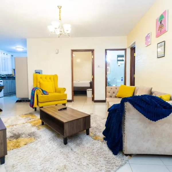 Serenity Retreat - 2 Bed Apartment with Pool & Gym, hotel Nairobiban