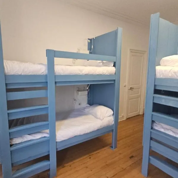 Bed in 6-Bed Mixed Dormitory Le Jardin Cafe, hotel v destinaci Bordeaux