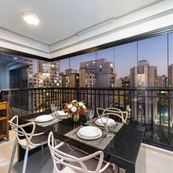7 Aptos Premium Decorados 2 Qtos Suíte e 1 Qto Vista Panorâmica Varanda Piscina Academia Garagem WiFi Perto do Metrô SP - Foto 2